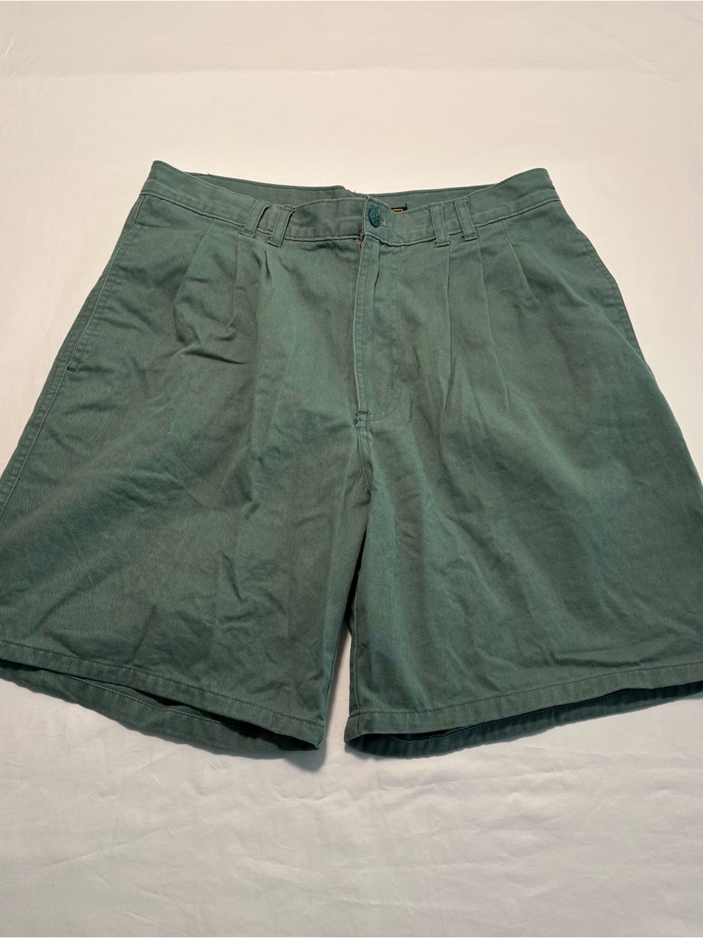 Vintage Bugle Boy Green Shorts